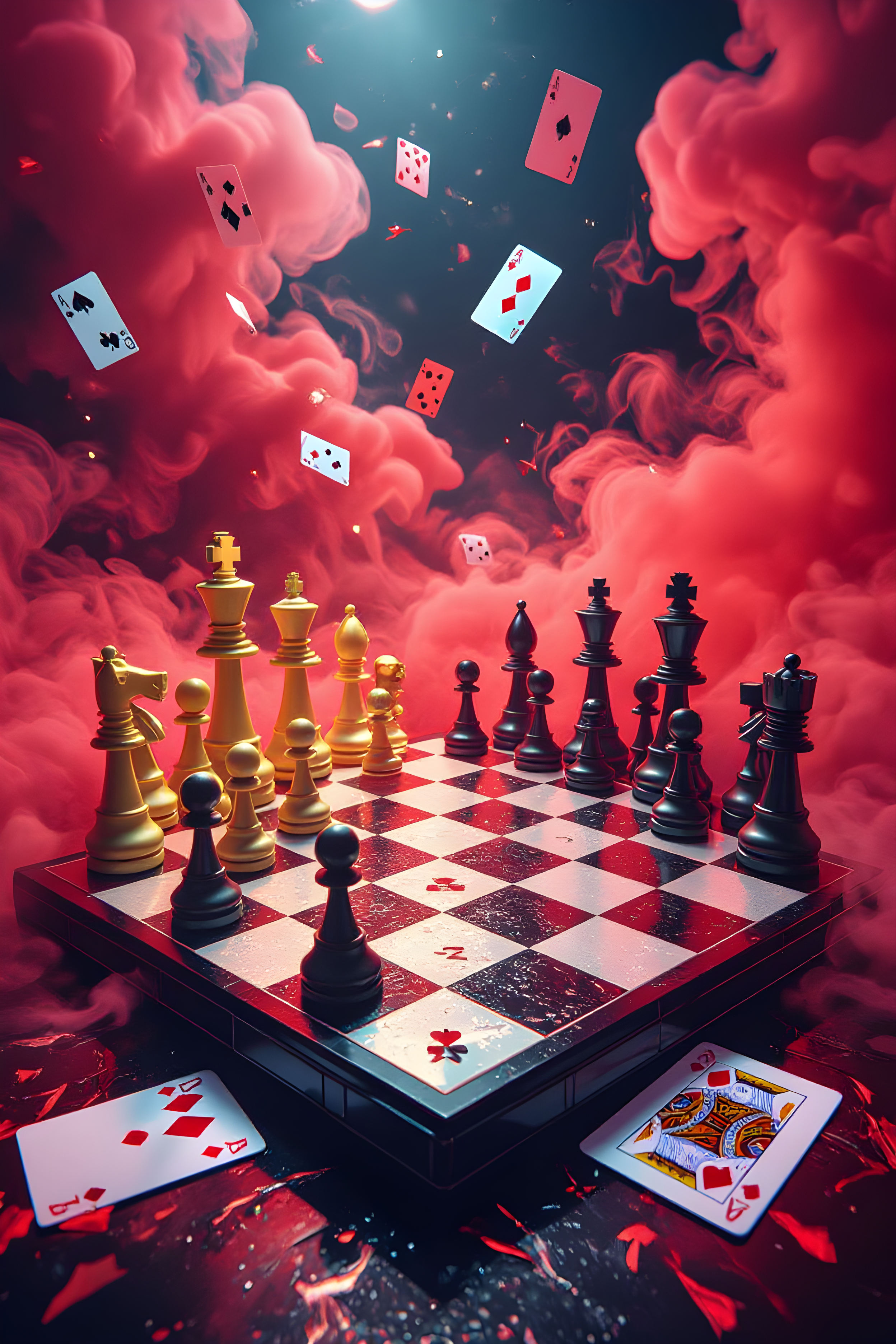 Allbet baccarat game interface showing Player and Banker cards